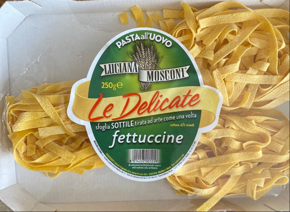 Фото - Яєчна паста Le Delicate fettuccine Luciana mosconi