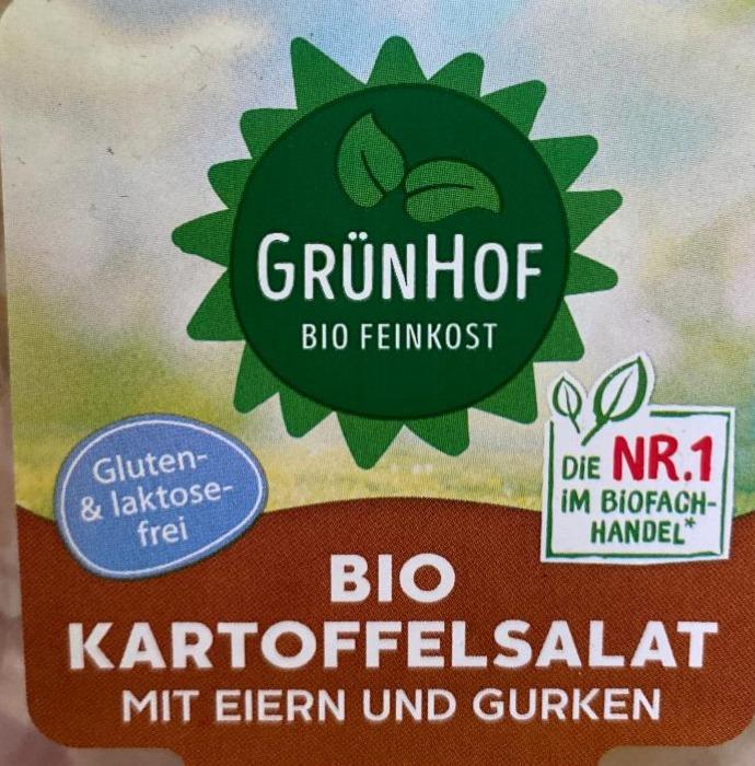 Фото - Bio Kartoffelsalat mit Eiern und Gurken GrünHof
