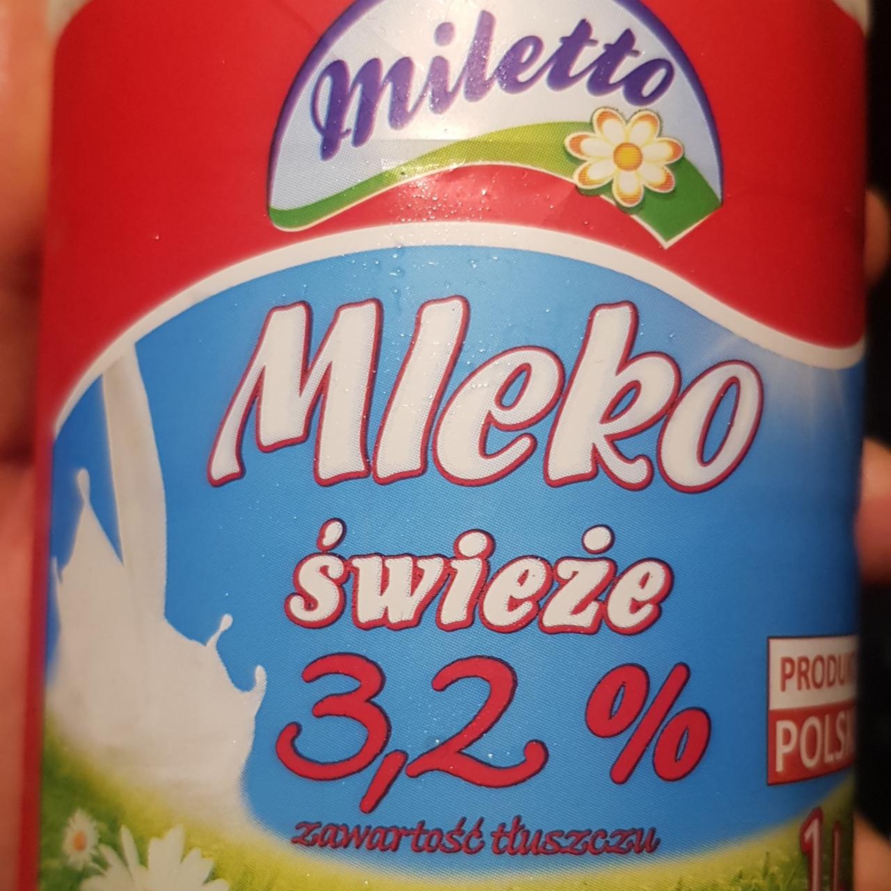 Фото - Mleko swieze 3.2% Miletto