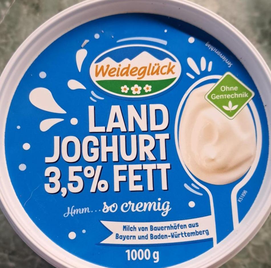 Фото - Йогурт білий 3.5% Land Yogurt Weideglück