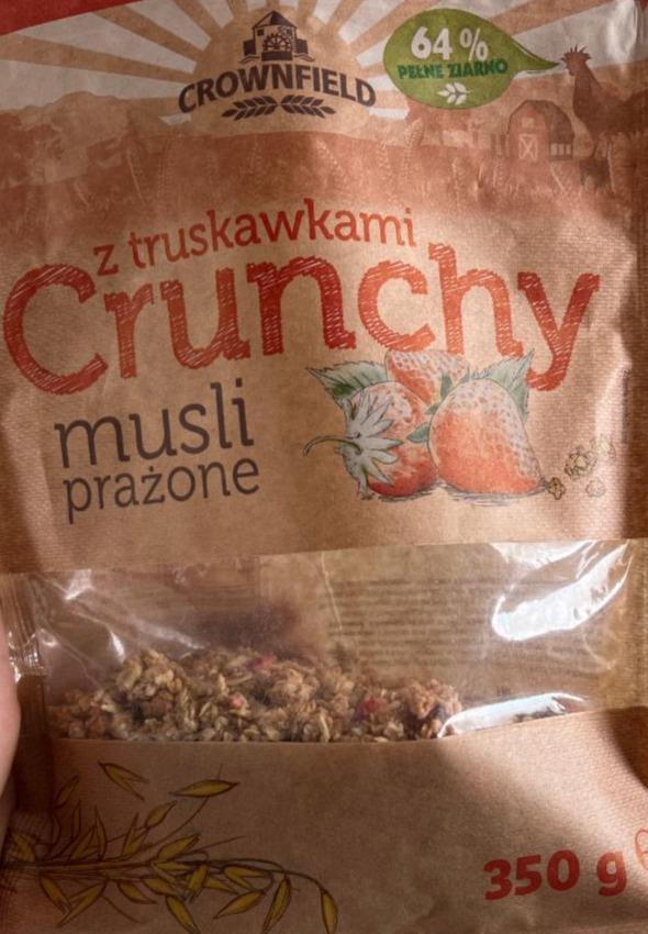 Фото - Crunchy z truskawkami musli prażone - Crownfield