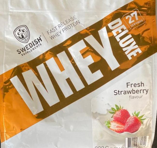Фото - Whey Protein Deluxe Fresh Strawberry Swedish Supplements