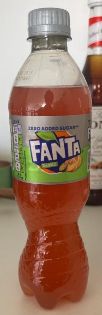 Фото - Напій безалкогольний соковмісний сильногазований Exotic Fanta
