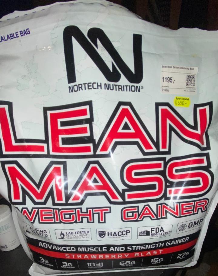Фото - Гейнер Lean Mass Weight Gainer Nortech Nutrition