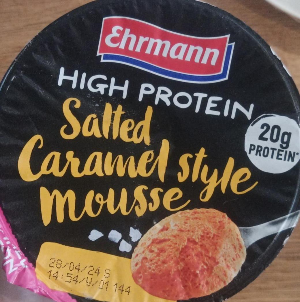Фото - High protein Salted caramel style mousse Ehrmann