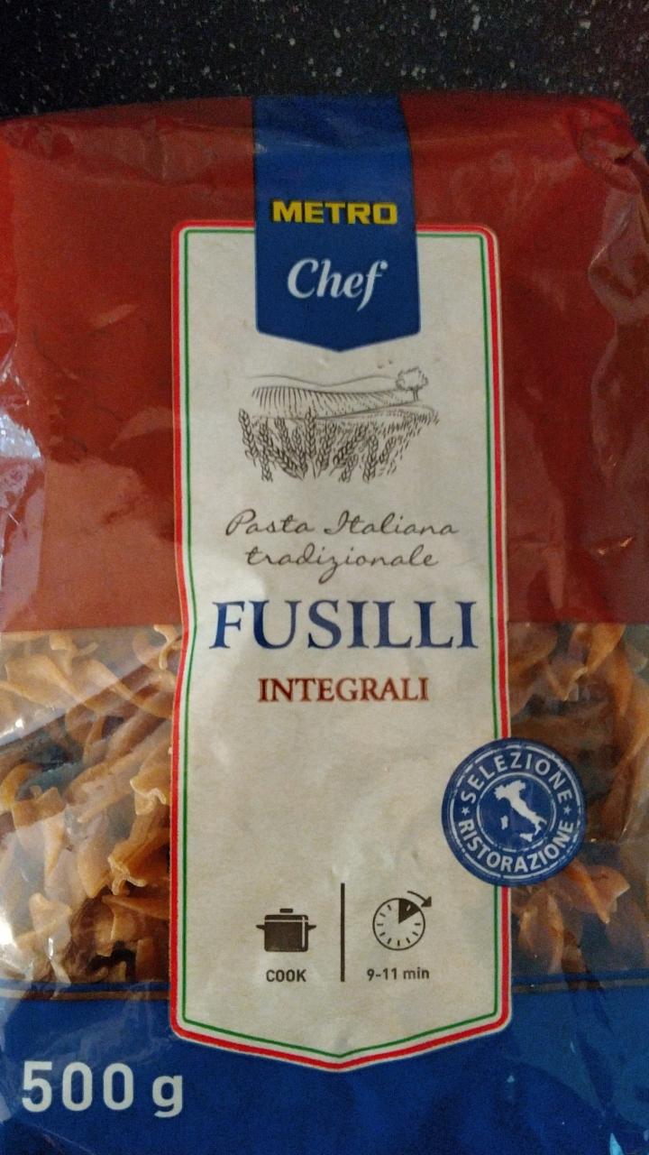 Фото - Паста з цільної пшениці твердого сорту Fusilli Metro Chef