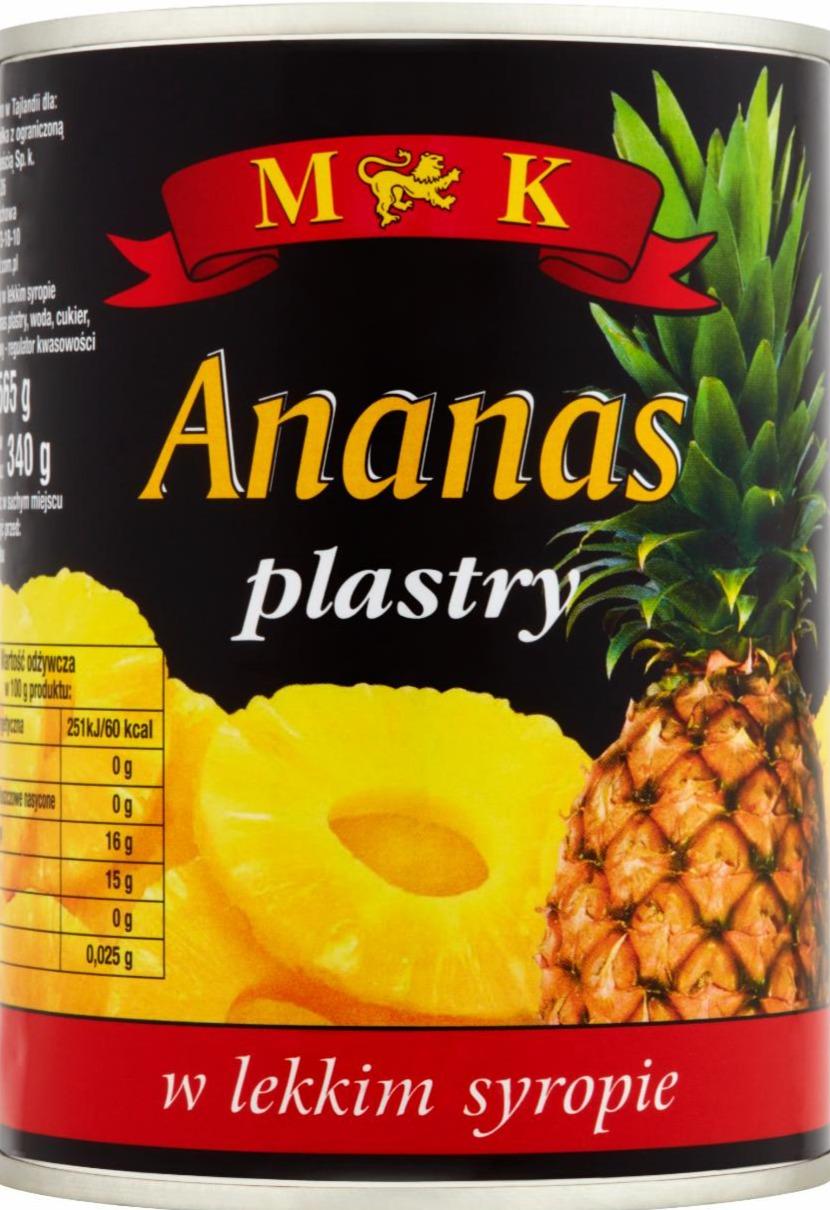 Фото - Ананас консервований в сиропі Pineapple Slices in Light Syrup MK