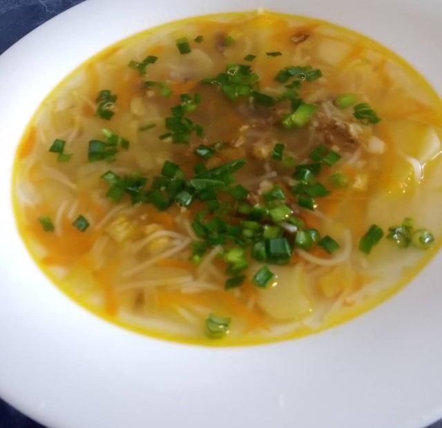 Фото - Курячий суп з макаронами