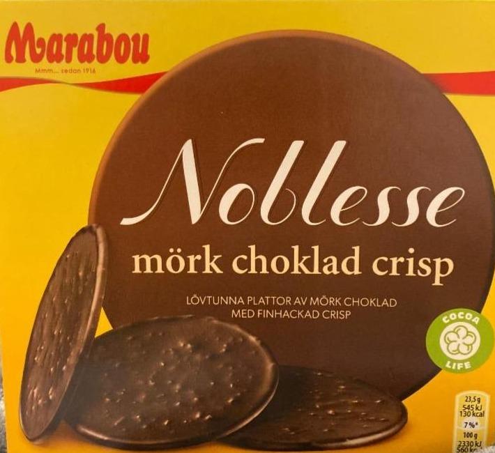 Фото - Noblesse mörk choklad crisp Marabou