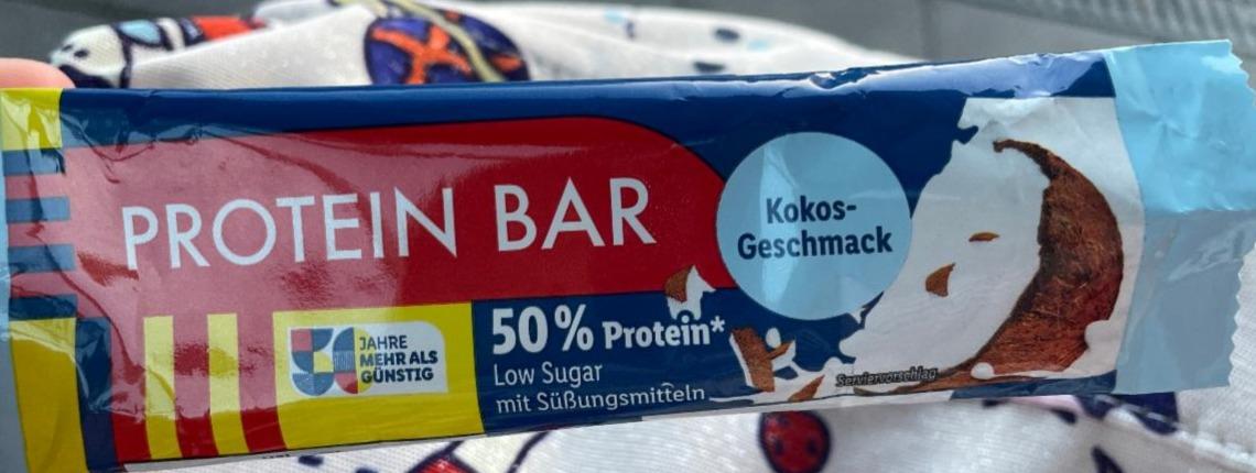 Фото - Протеїновий батончик 50% Protein Bar Kokos Geschmack Lidl