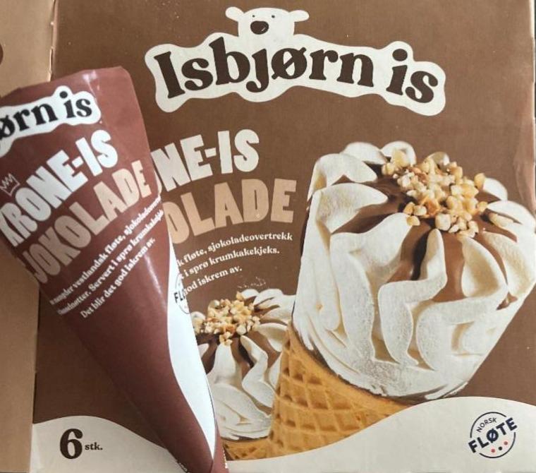 Фото - Класичне морозиво Krone- is sjokolade з шоколадом Isbjørn Is