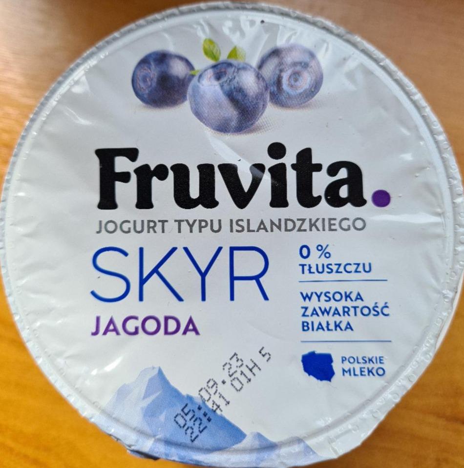 Фото - Йогурт 0% ягідний Skyr Jagoda Fruvita