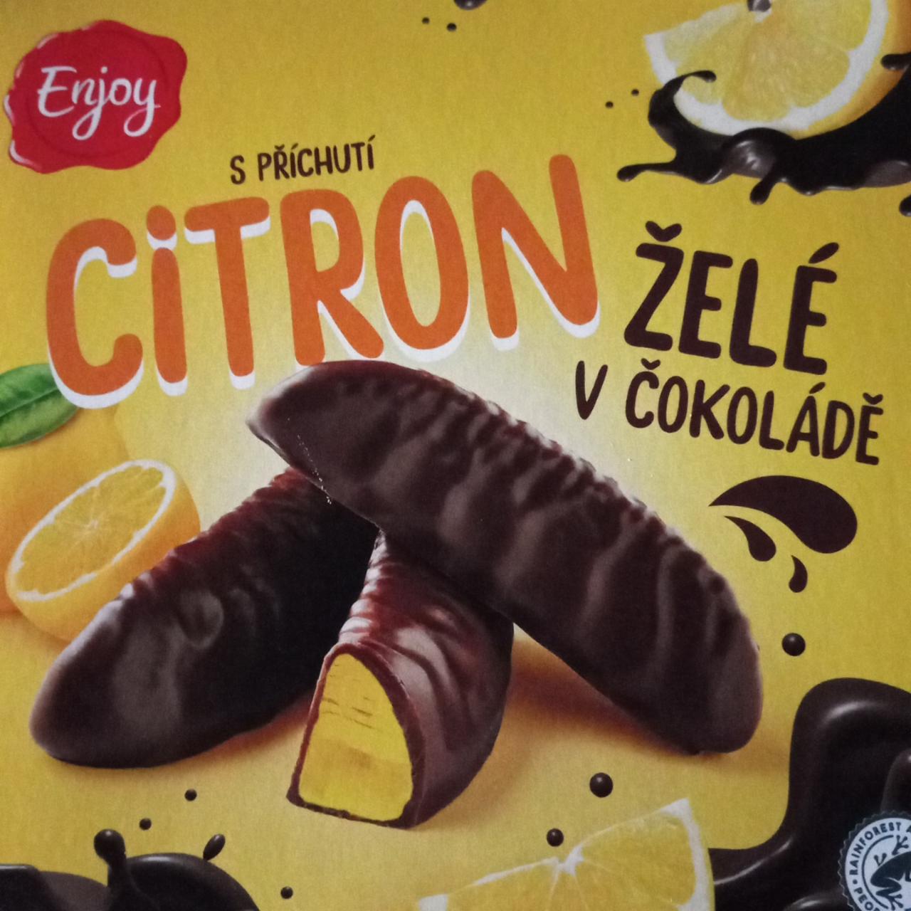 Фото - Цукерки Citron желе в шоколаді Enjoy