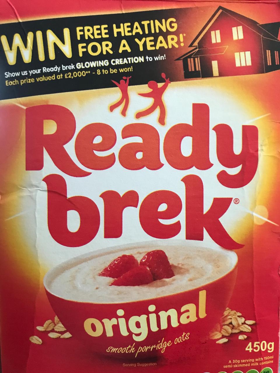 Фото - Ready brek original smooth porridge oats Weetabix