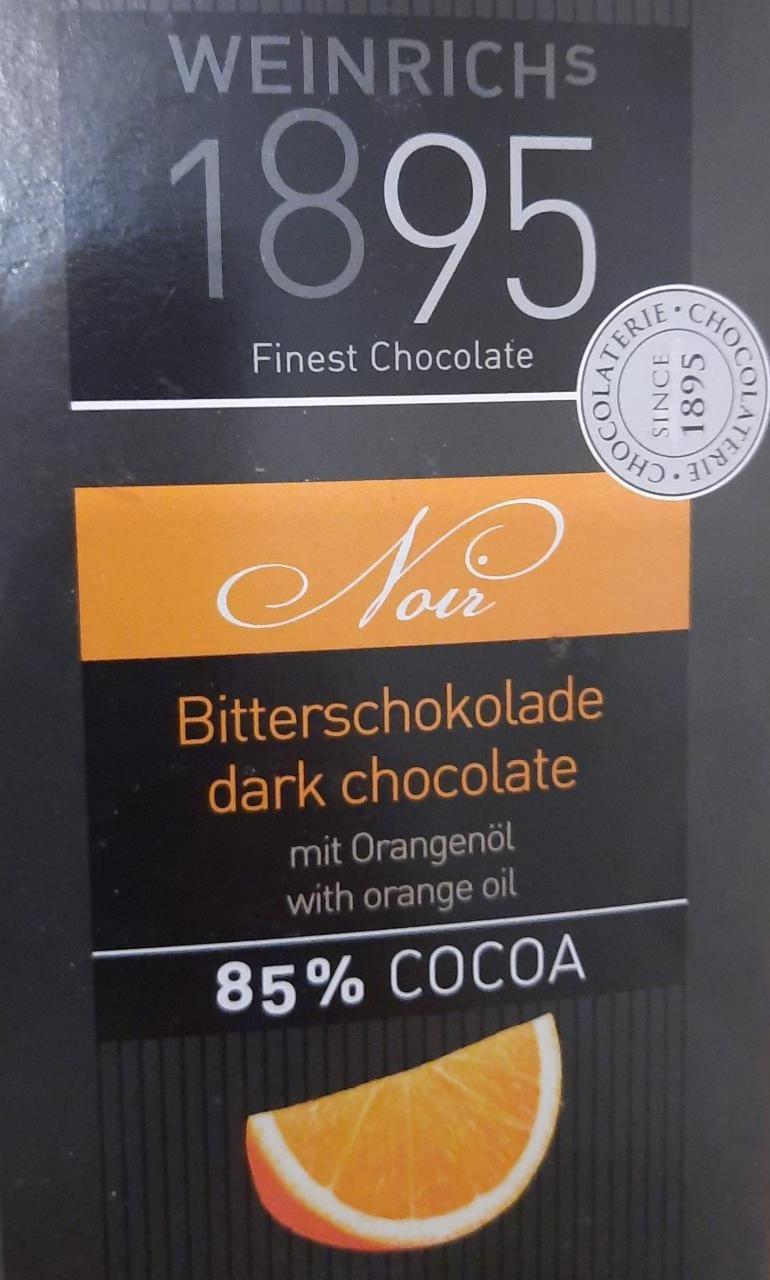 Фото - Dark chocolate with orange oil Weinrich's