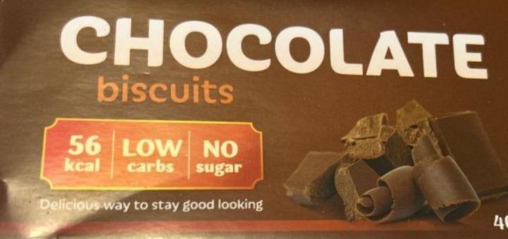 Фото - Пісочне печиво з какао без цукру Chocolate Biscuits Veln