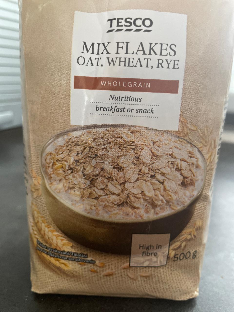 Фото - Oat Wheat Rye Mix Flakes Tesco