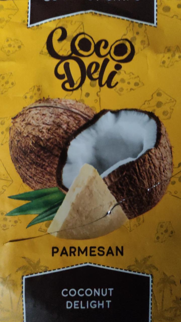 Фото - Чіпси кокосові Parmesan CocoDeli