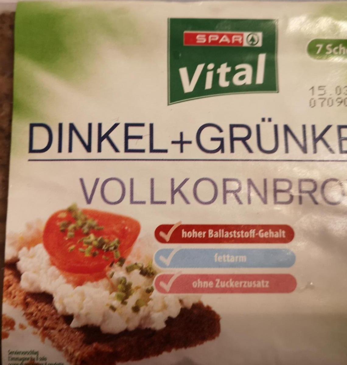 Фото - Dinkel+Grünkern Vollkornbrot Spar
