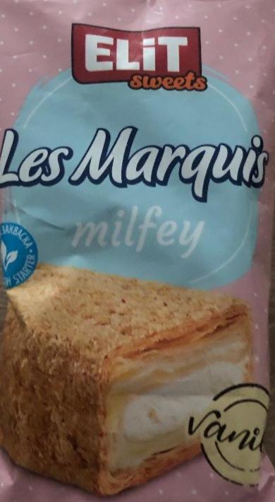Фото - Цукерки Les Marguis Milfey Vanilla Elit sweets