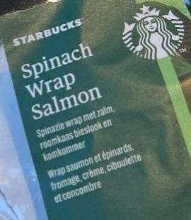 Фото - Spinach wrap salmon Bracamonte convenient kitchen Starbucks