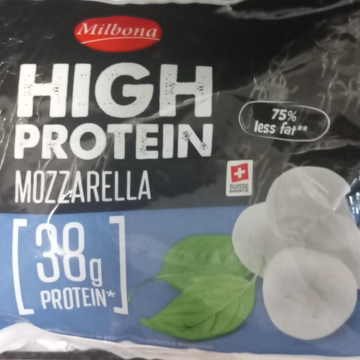 Фото - Сир м'який Моцарела High Protein Minis Milbona