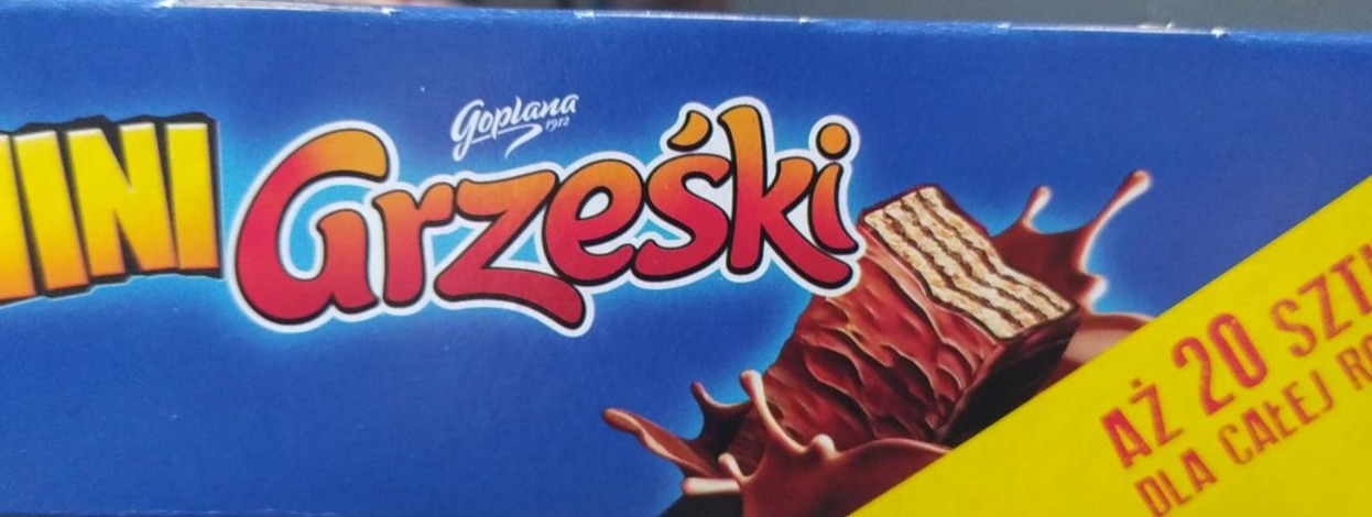 Фото - Вафлі з какао кремом в шоколаді Mini Wafel Grześki