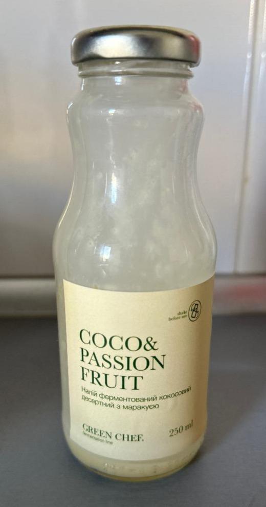 Фото - Йогурт кокосовий Coco & Passion Fruit Green Chef