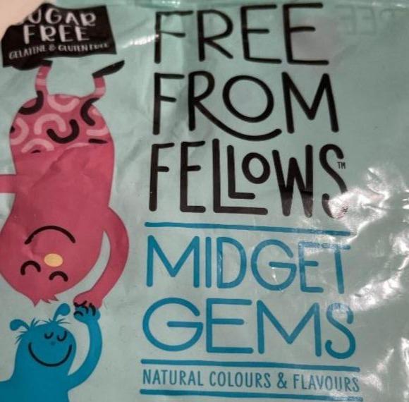 Фото - Midget Gems Sweets Free From Fellows