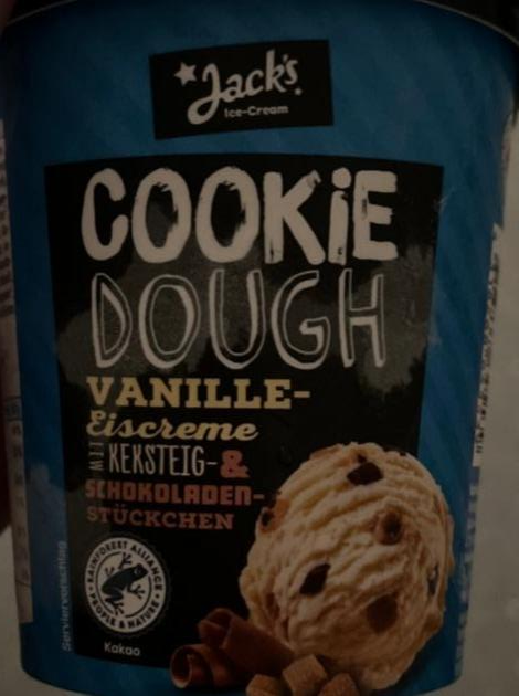 Фото - Cookie Dough Vanille Eiscreme Jack’s Ice Cream