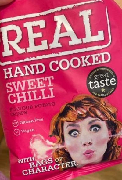 Фото - Handcooked Sweet Chilli Flavour Potato Crisps Real