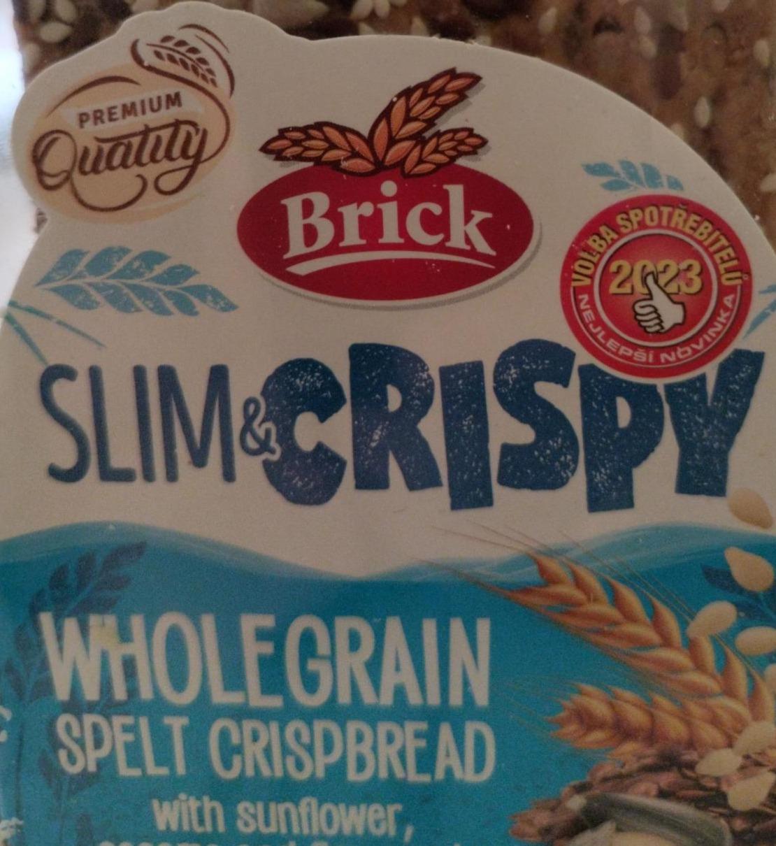 Фото - Slim & Crispy Wholegrain spelt crispbread Brick