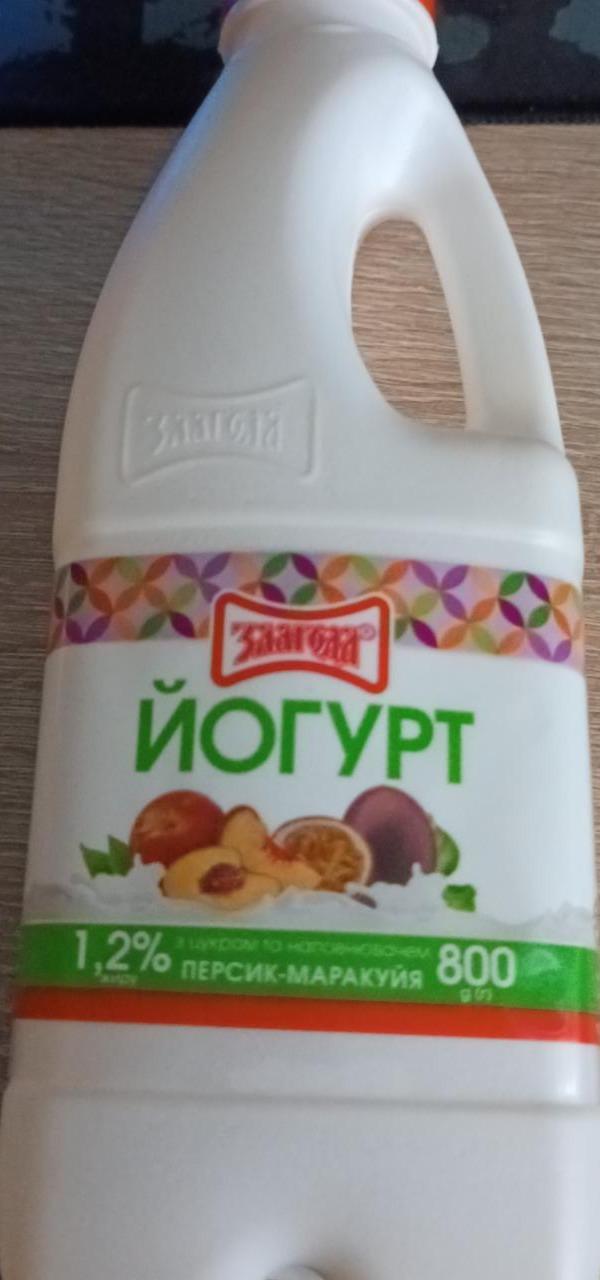 Фото - Йогурт зі смаком персика та маракуї Злагода