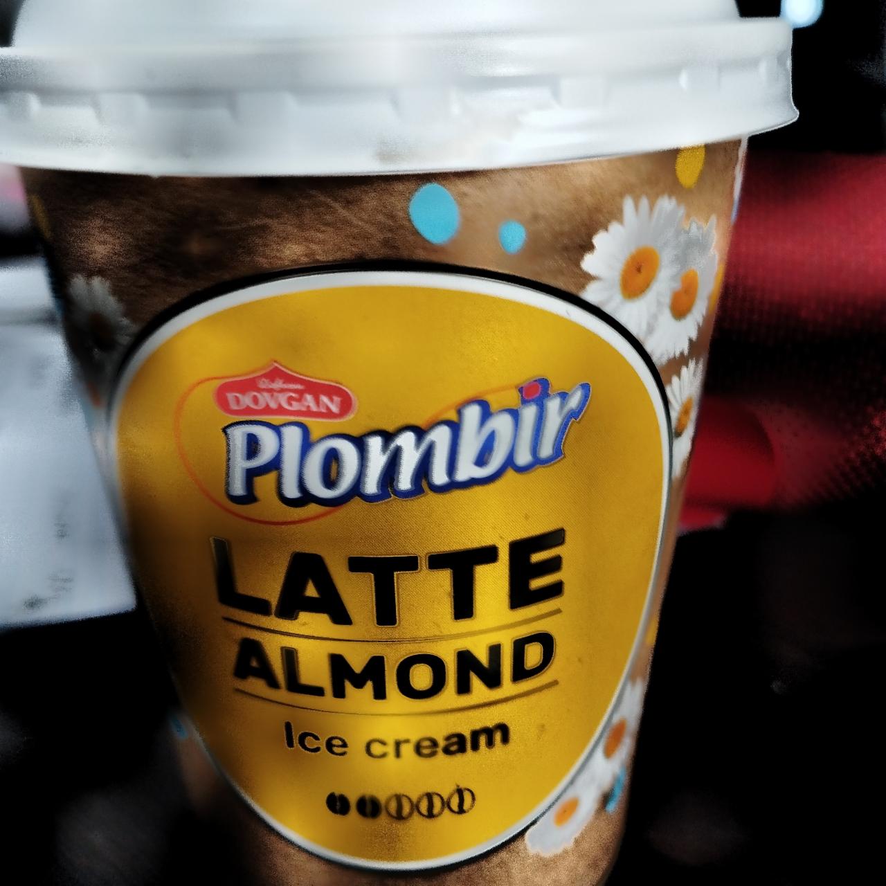 Фото - Plombir Latte almond ice cream Dovgan
