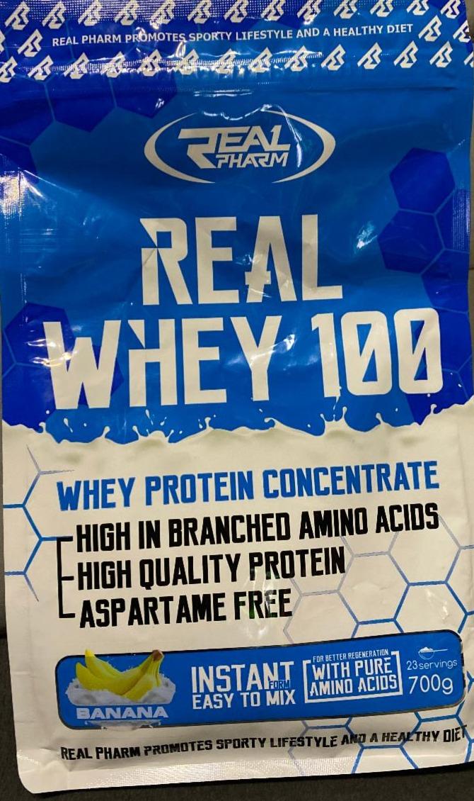 Фото - Протеїн Real Whey 100 Protein Concentrate Real Pharm