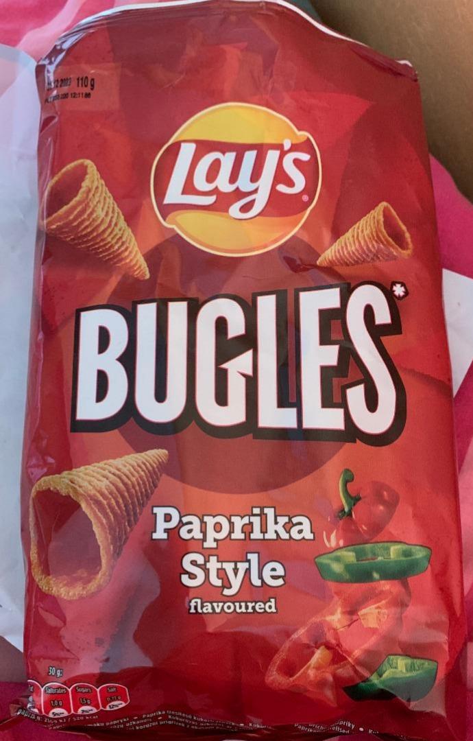 Фото - Чіпси кукурудзяні Paprika Style Bugles Lay's