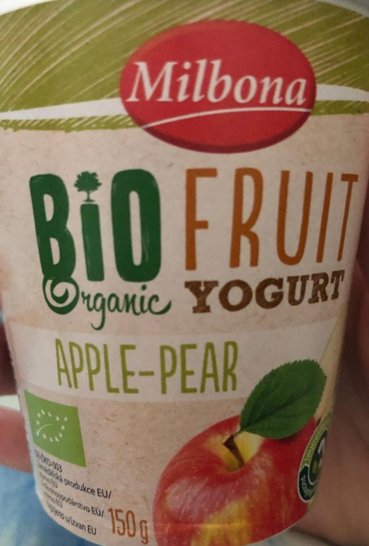 Фото - Біо йогурт Яблуко- груша Milbona