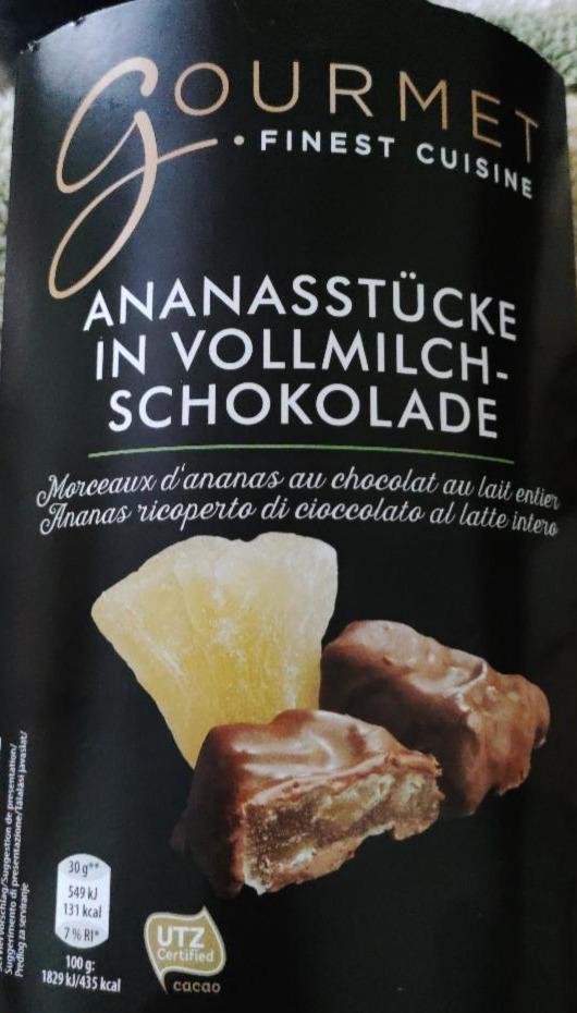 Фото - Шоколадні цукерки з ананасом Ananasstucke in villmilchschokolade Gourmet