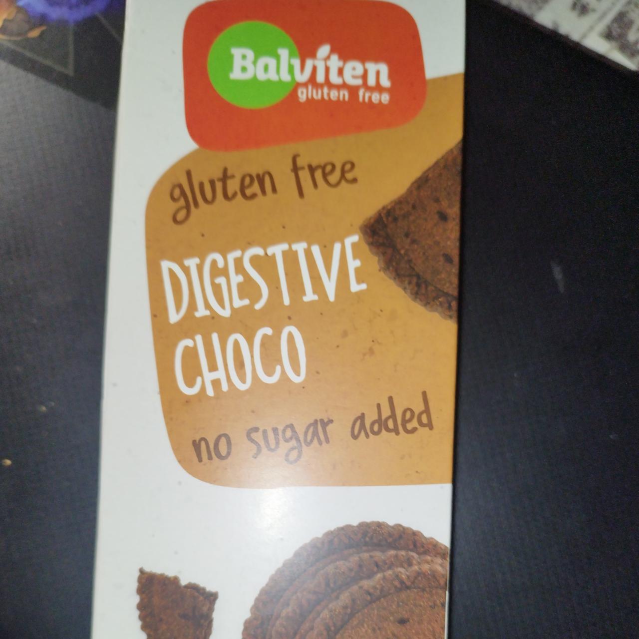 Фото - Печиво шоколадне без цукру та глютену Digestive Choco Balviten