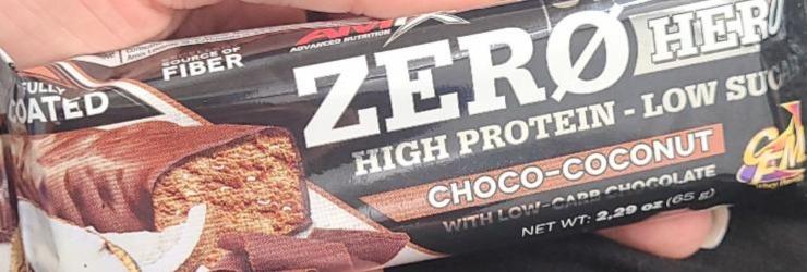 Фото - Протеїновий батончик Zero Hero 31% шоколадно-кокосовий Amix Nutrition
