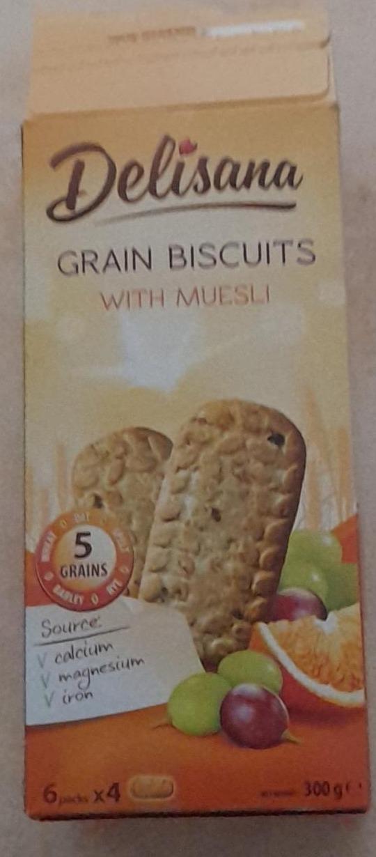 Фото - Grain biscuits with muesli Delisana