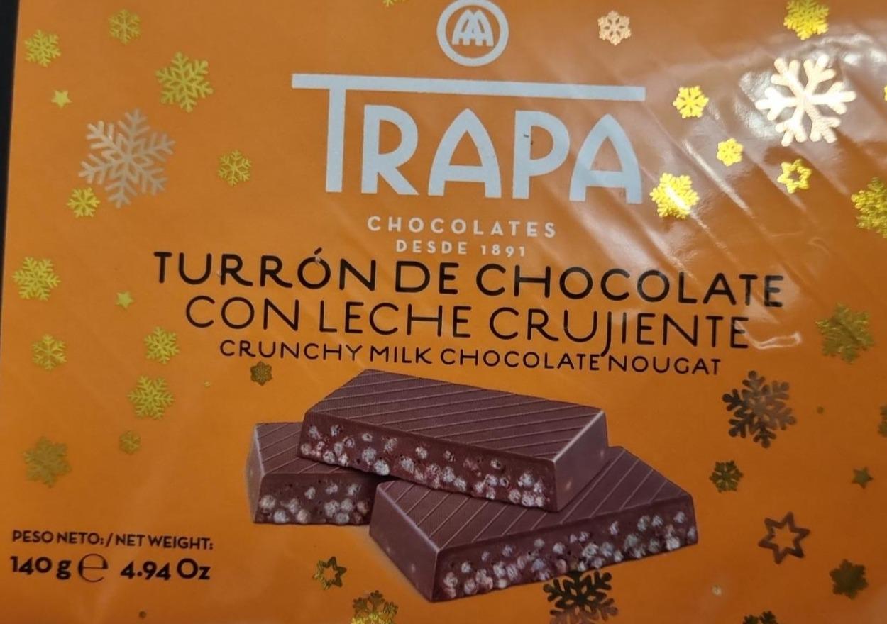 Фото - Turrón de chocolate crujiente Trapa