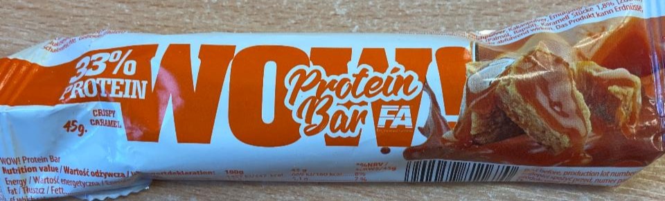 Фото - crispy caramel protein bar FA WOW!