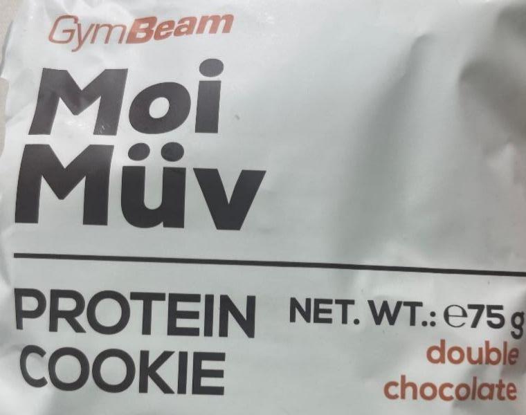 Фото - Печиво протеїнове MoiMüv Protein Cookie подвійний шоколад GymBeam