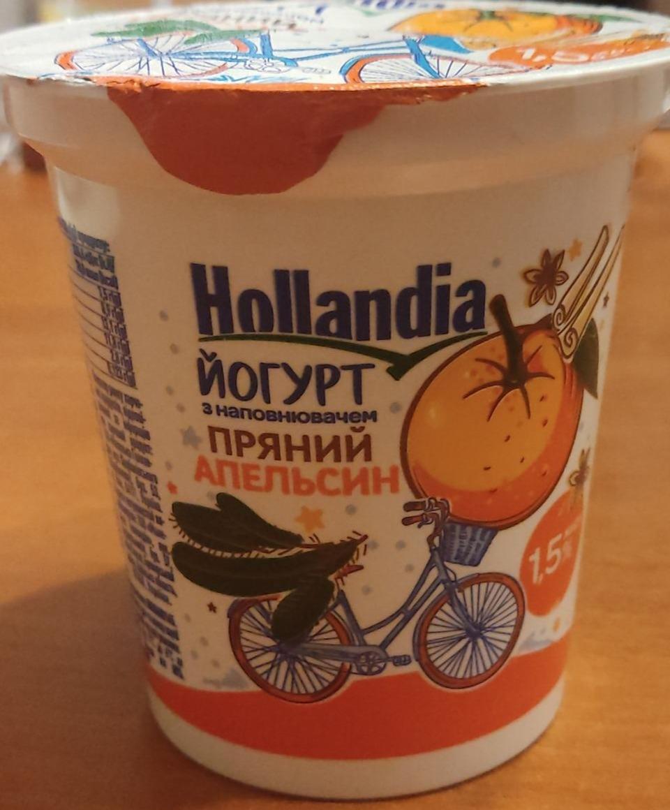 Фото - Йогурт 1.5% з наповнювачем Пряний апельсин Hollandia
