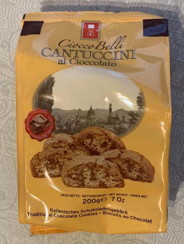 Фото - Печиво Кантучіні з шоколадом Cantuccini Cioccobelli