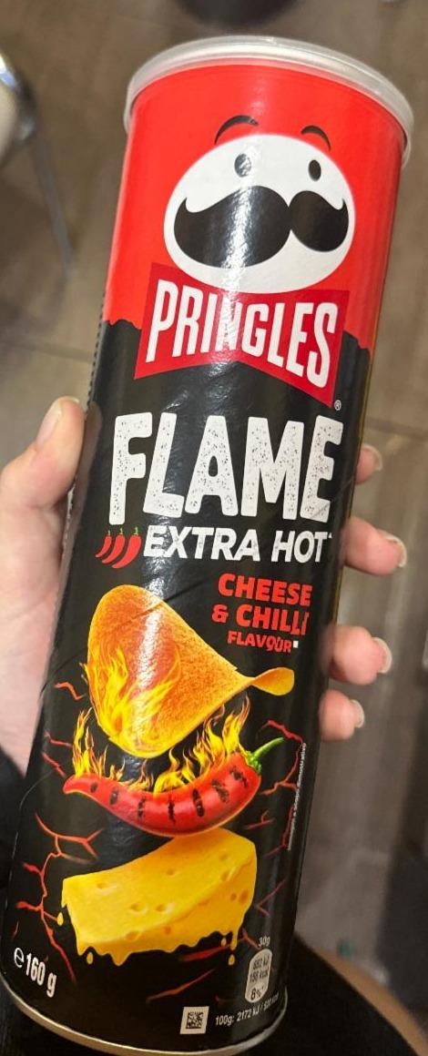 Фото - Flame Extra Hot Cheese & Chilli Pringles