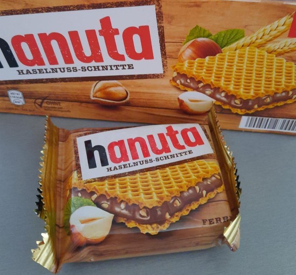 Фото - Вафлі із шоколадно-горіховою начинкою Hanuta
