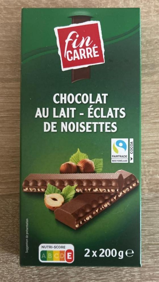 Фото - Chocolat au laint - éclats de noisettes Fin Carré