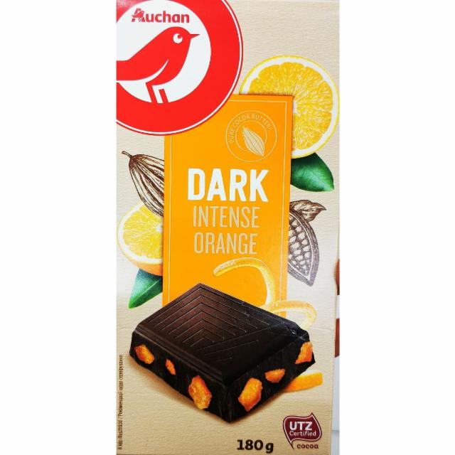 Фото - Темний шоколад з апельсиновою цедрою Ашан Auchan